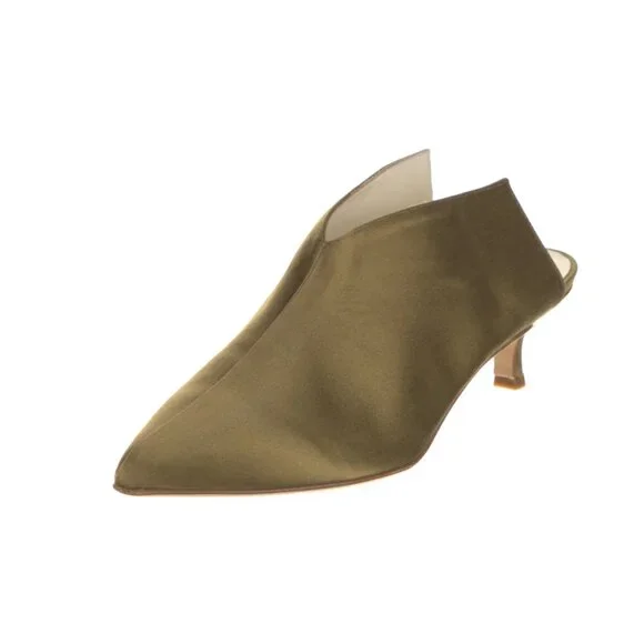 Tibi Olive Green Mules - Picture 13 of 14